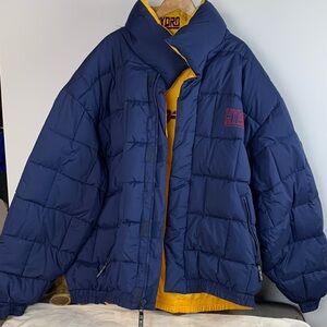 Men's Blue Puffer Jacket